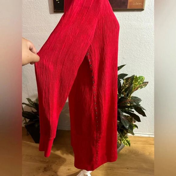 Per Se by Carlisle studded red midi dress size 12 - Picture 4 of 13